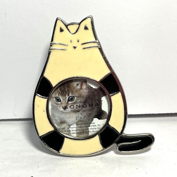Sonoma Small Cat Picture Photo Frame - Picture 1 of 4